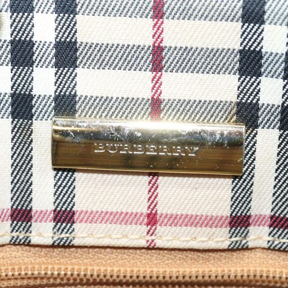 Burberry Nova Check Beige Leather Shoulder Bag (Pre-Owned) - Picture 6 of 16
